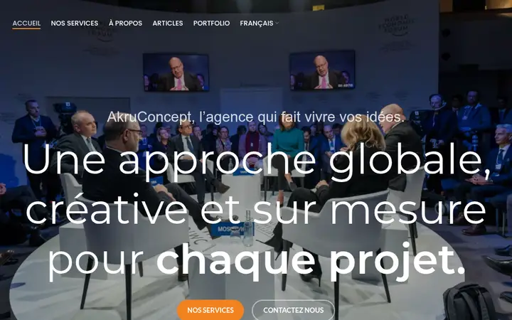 Akru Concept website